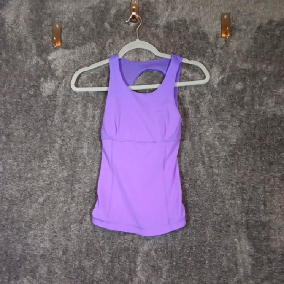 Lululemon Athletica Swank Tank In Power Purple Top Gym Running Womens Size 4 - Picture 1 of 10